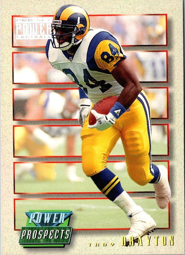 1993 Pro Set Power Update Prospects Troy Drayton #PP28