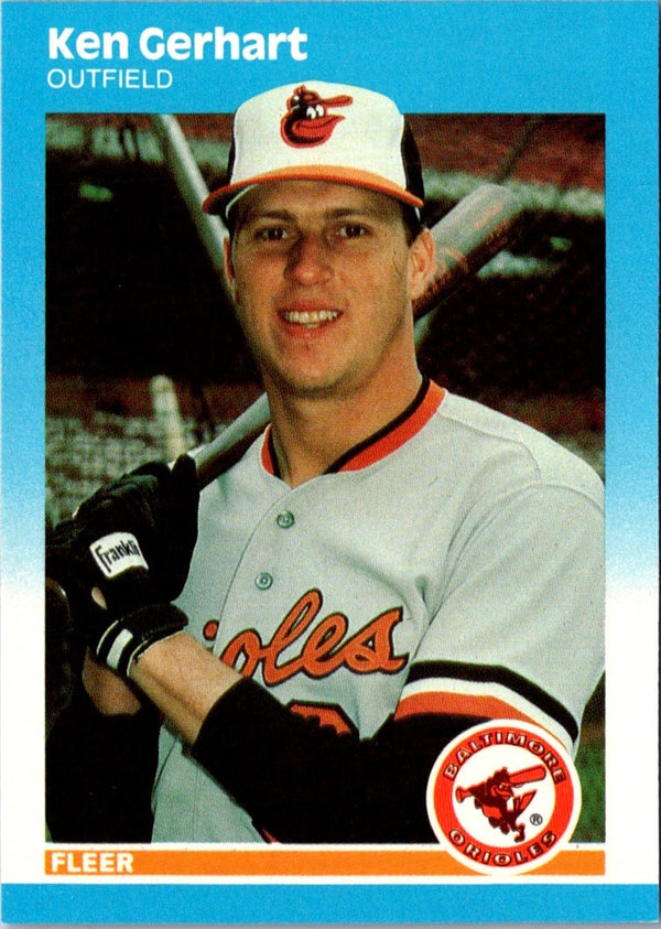 1987 Fleer Update Glossy Ken Gerhart #U-34