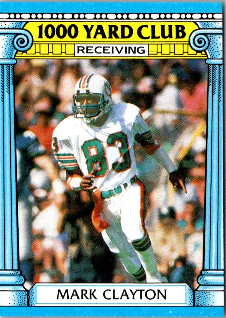 1987 Topps 1000 Yard Club Mark Clayton