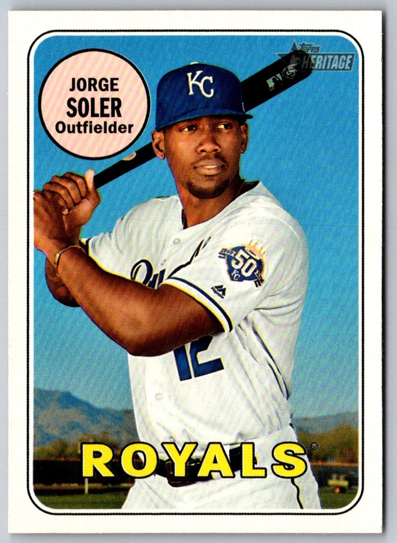 2018 Topps Heritage Jorge Soler
