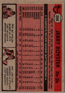 1981 Topps Jerry Royster