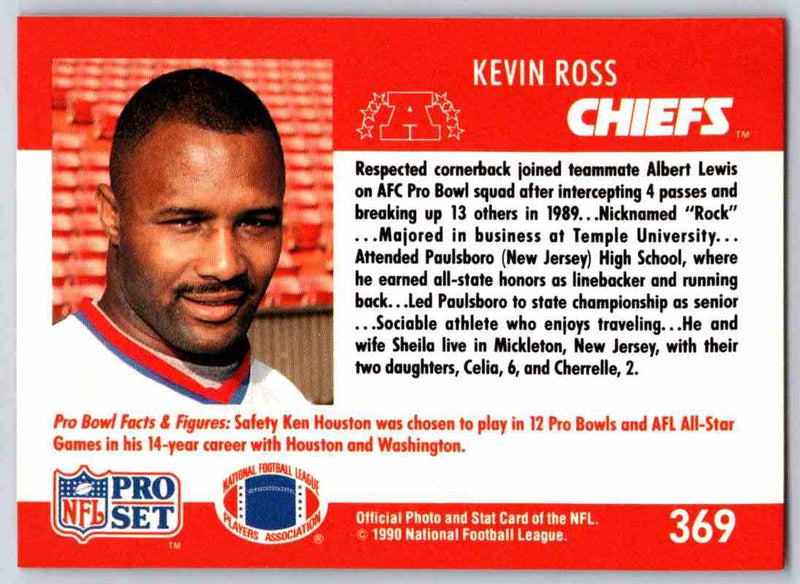1990 Pro Set Kevin Ross