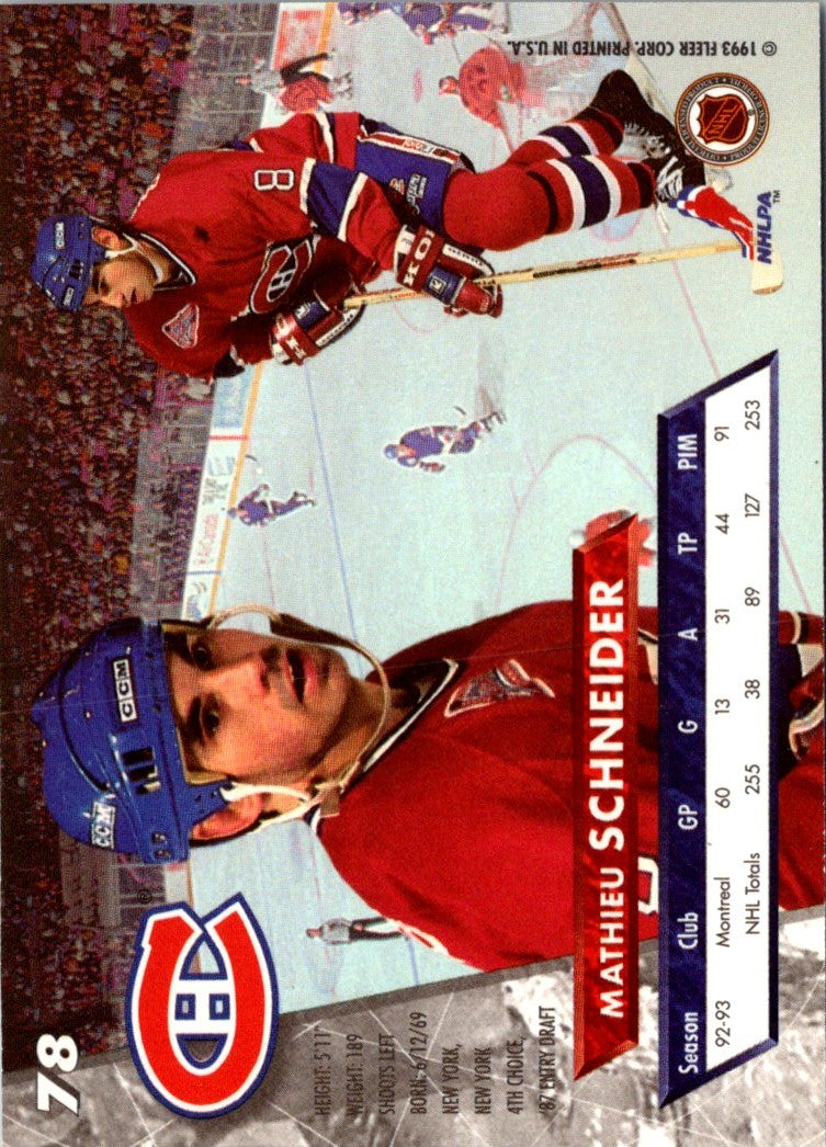 1993 Ultra Mathieu Schneider