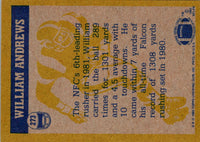 1982 Topps William Andrews #273