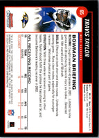 2002 Bowman Travis Taylor #65