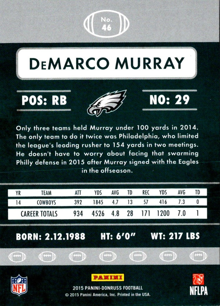 2015 Donruss DeMarco Murray