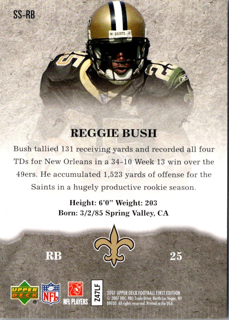 2007 Upper Deck First Edition Sophomore Sensations Reggie Bush