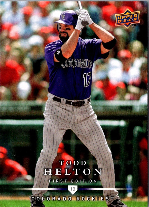 2008 Upper Deck First Edition Todd Helton #205