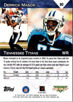 2001 Topps Debut Derrick Mason #80