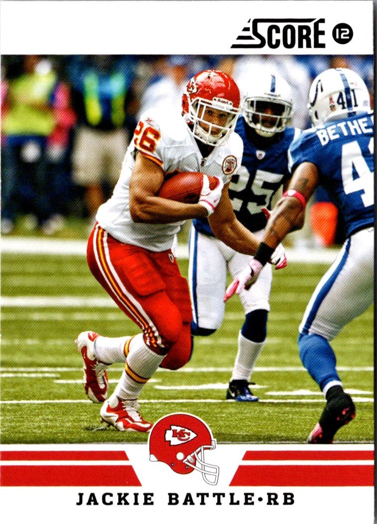 2012 Score Jackie Battle