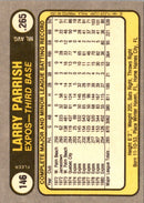 1981 Fleer Larry Parrish