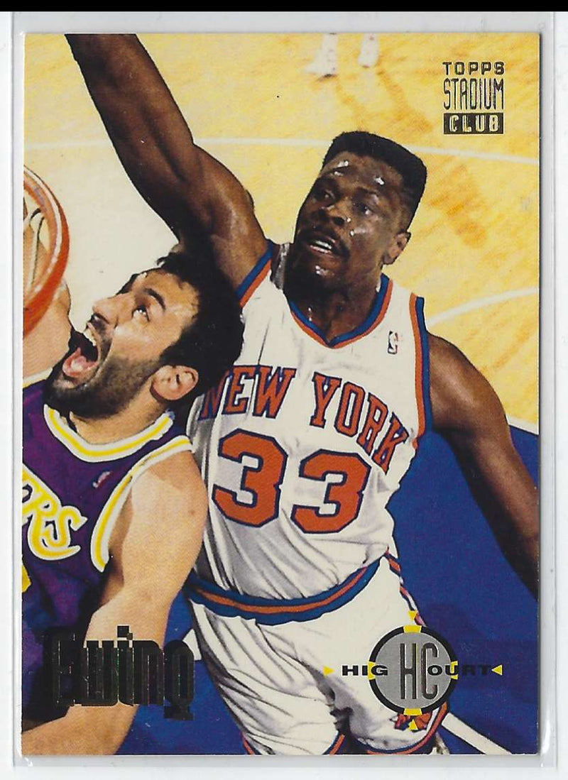 1993 Stadium Club First Day Issue Patrick Ewing