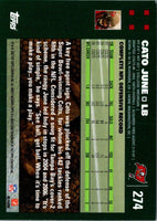 2007 Topps Cato June #274
