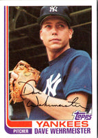 1982 Topps Dave Wehrmeister #694