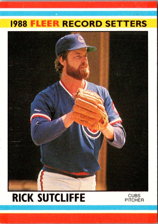 1988 Fleer Exciting Stars Rick Sutcliffe #40