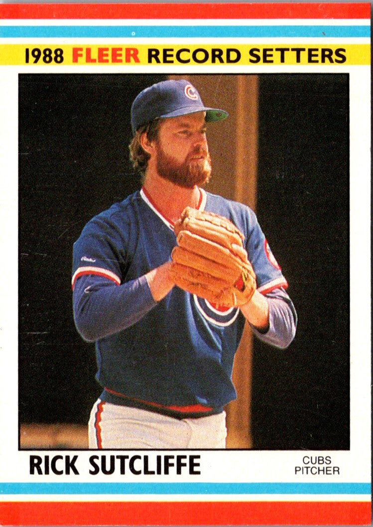 1988 Fleer Exciting Stars Rick Sutcliffe