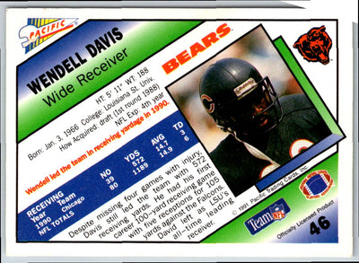 1991 Pacific Wendell Davis #46