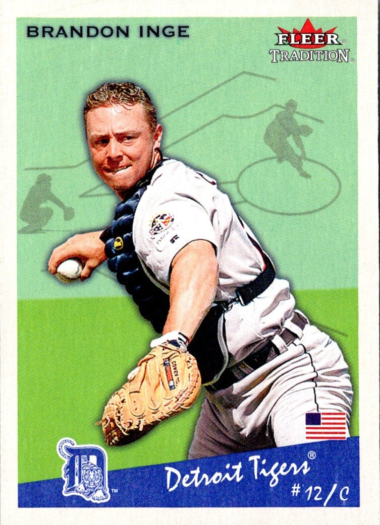 2002 Fleer Tradition Brandon Inge