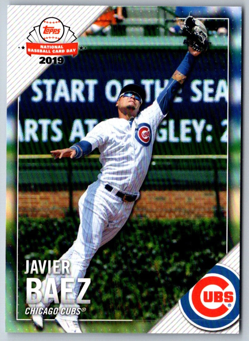 2019 Topps National Baseball Card Day Javier Baez