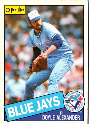 1985 O-Pee-Chee Doyle Alexander #218