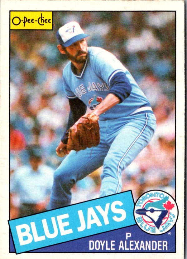 1985 O-Pee-Chee Doyle Alexander #218