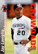 2000 Multi-Ad Hickory Crawdads Jay Loviglio