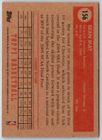 2005 Topps 1952 Style Sean May #156 Rookie