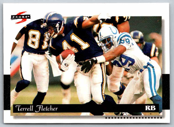 1996 Score Terrell Fletcher #72