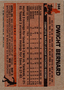 1983 Topps Dwight Bernard