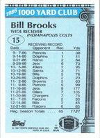 1987 Topps 1000 Yard Club Bill Brooks #15