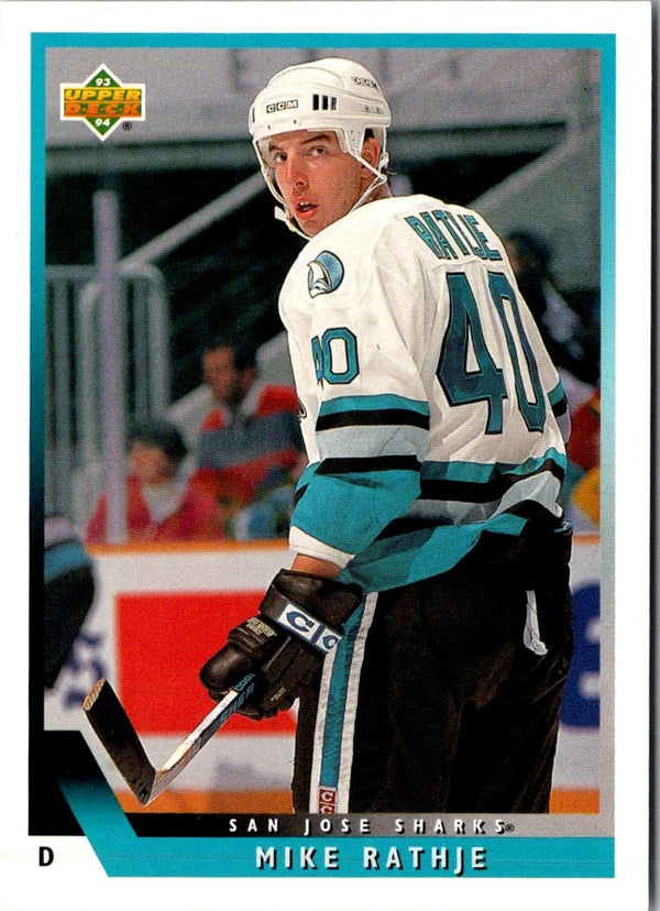 1993 Upper Deck Mike Rathje #460