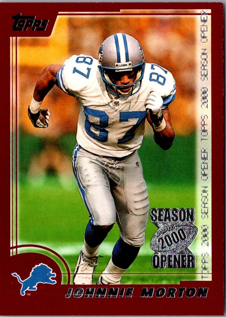 2000 Topps Season Opener Johnnie Morton