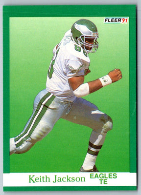 1991 Fleer Keith Jackson #329