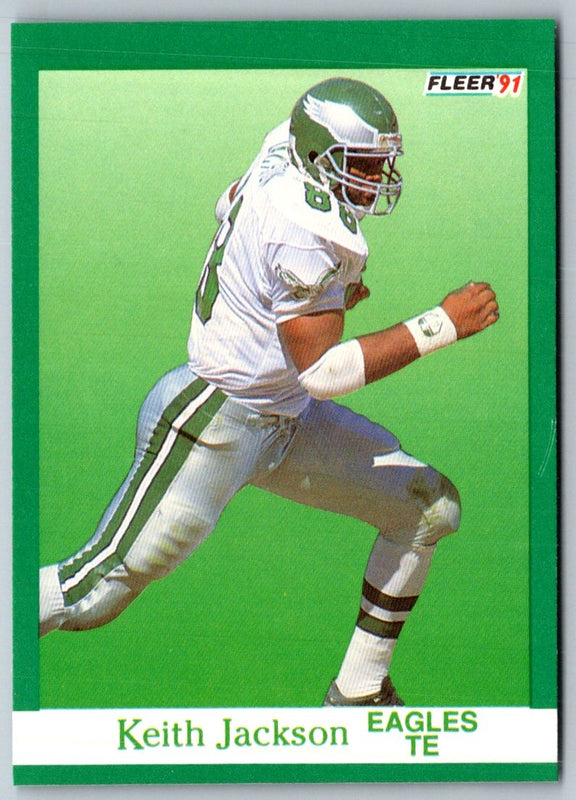 1991 Fleer Keith Jackson #329