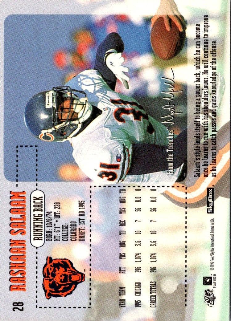 1996 SkyBox Impact Rashaan Salaam