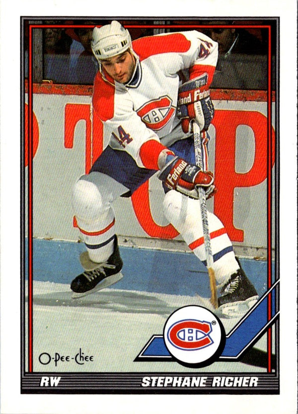 1991 O-Pee-Chee Stephane Richer #369