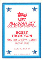 1987 Topps Glossy Robby Thompson #40