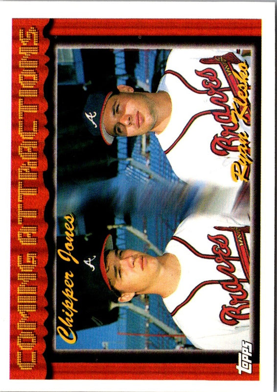 1995 Topps Own the Game Instant Winners Atlanta Braves Set #NNO