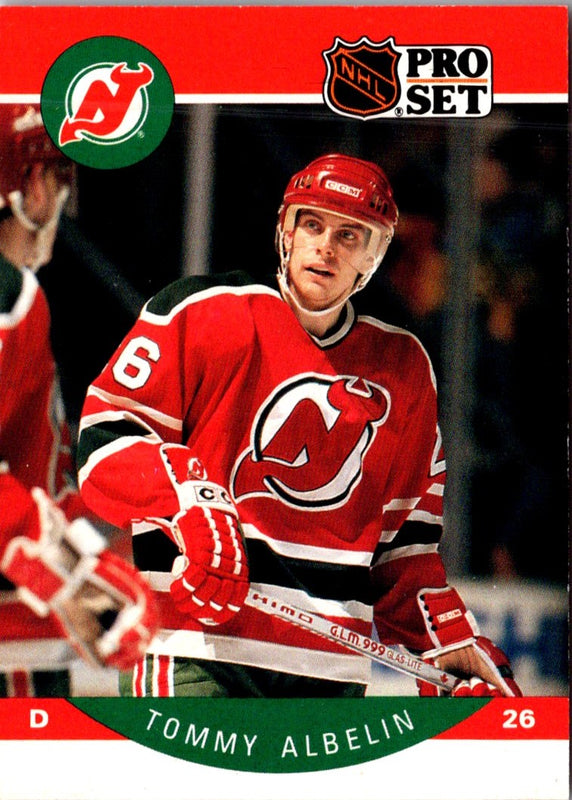 1990 Pro Set Tommy Albelin #162