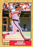 1987 O-Pee-Chee Jack Howell