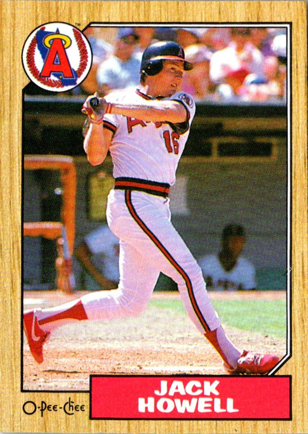 1987 O-Pee-Chee Jack Howell #2