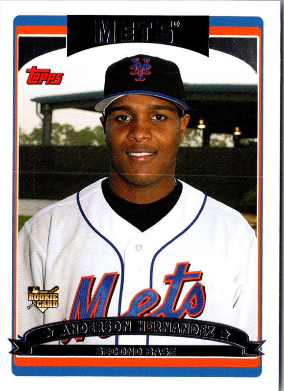 2006 Topps Anderson Hernandez #296 Rookie