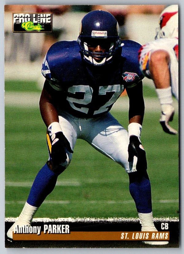 1995 Pro Line Anthony Parker #129