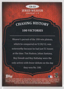 2013 Topps Chasing History Jered Weaver