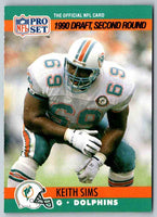 1992 Proset Keith Sims #708