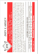 1979 TCMA 50's Don Larsen