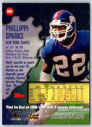 1997 Topps Stadium Club Football Phillippi Sparks