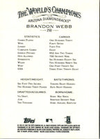 2007 Topps Brandon Webb #9