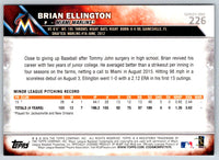 2016 Topps Brian Ellington #226 Rookie