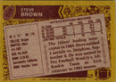 1986 Topps Steve Brown